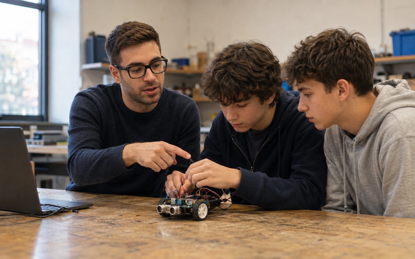 Hands-on robotics learning activity